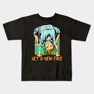 Get a New Face Face Yoga Kids T-Shirt